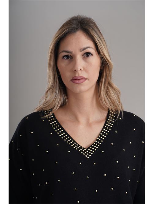 Maglia in viscosa Love To Love by Gai Mattiolo | LV2047NERO