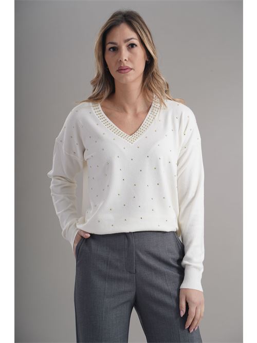 Maglia in viscosa Love To Love by Gai Mattiolo | LV2047PANNA