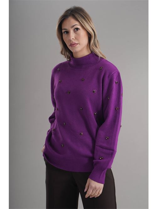 Maglia in viscosa Love To Love by Gai Mattiolo | LV2050VIOLA