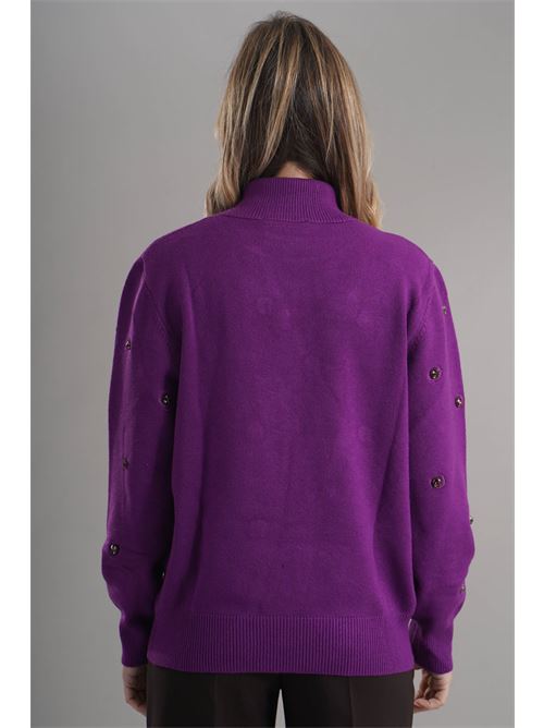 Maglia in viscosa Love To Love by Gai Mattiolo | LV2050VIOLA