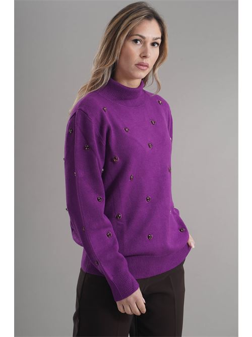 Maglia in viscosa Love To Love by Gai Mattiolo | LV2050VIOLA