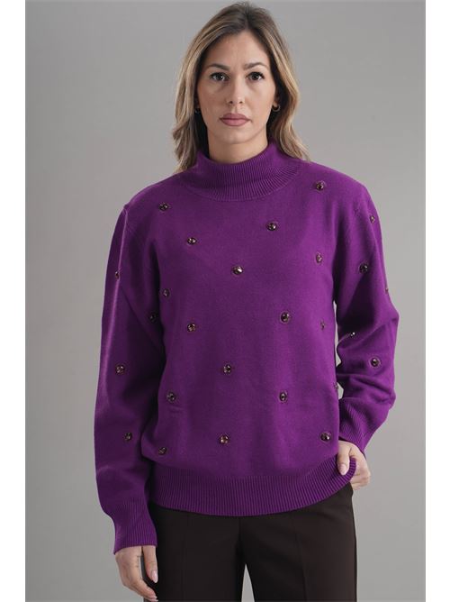 Maglia in viscosa Love To Love by Gai Mattiolo | LV2050VIOLA