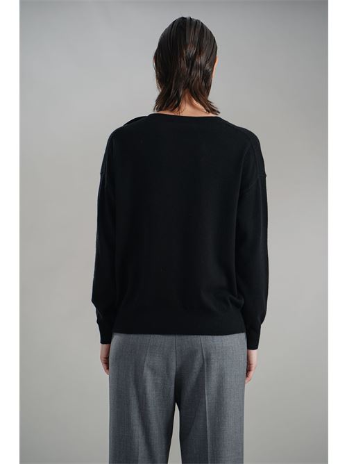 Cardigan in misto cashmere Love To Love by Gai Mattiolo | LV2053NERO