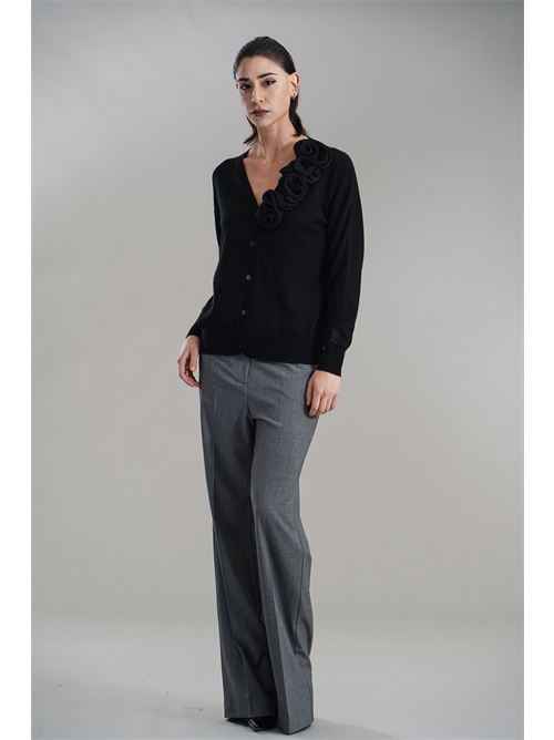 Cardigan in misto cashmere Love To Love by Gai Mattiolo | LV2053NERO
