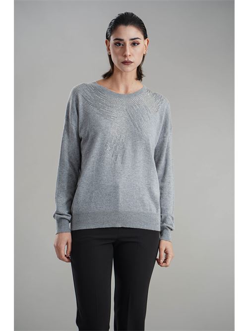 Maglia in misto cashmere Love To Love by Gai Mattiolo | LV2054GRIGIO