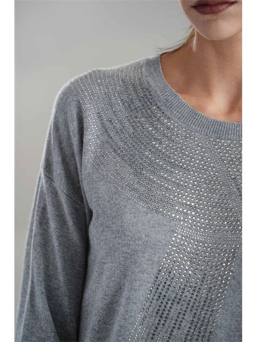 Maglia in misto cashmere Love To Love by Gai Mattiolo | LV2054GRIGIO