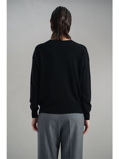 Maglia con borchie Love To Love by Gai Mattiolo | LV2066NERO