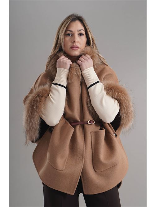 Mantella in misto lana Nitia | MCN033CAMMELLO