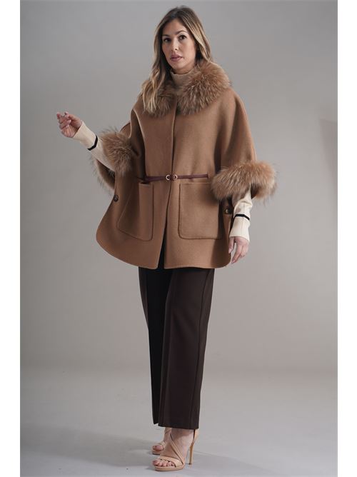 Mantella in misto lana Nitia | MCN033CAMMELLO