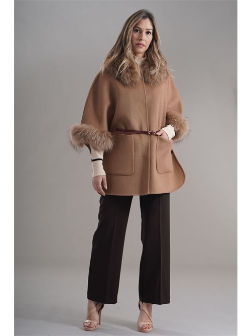 Mantella in misto lana Nitia | MCN033CAMMELLO
