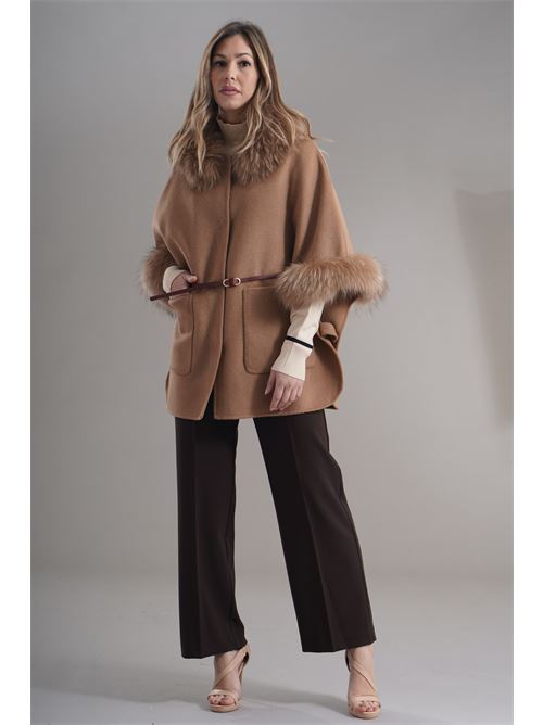 Mantella in misto lana Nitia | MCN033CAMMELLO