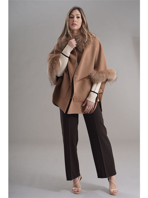 Mantella in misto lana Nitia | MCN033CAMMELLO
