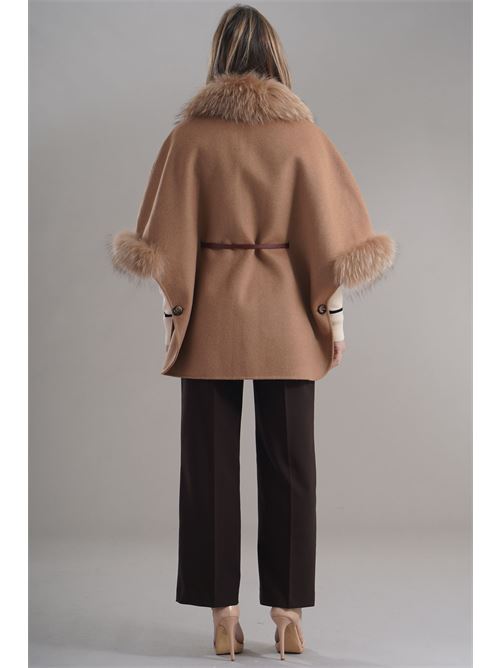 Mantella in misto lana Nitia | MCN033CAMMELLO