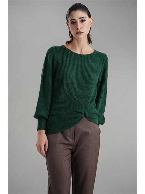 Maglia in misto lana Nualy | I25NSS13122VERDE BOSCO