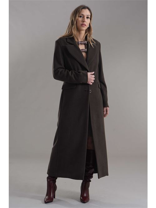 Cappotto monopetto The First | 1902CIOCCOLATO