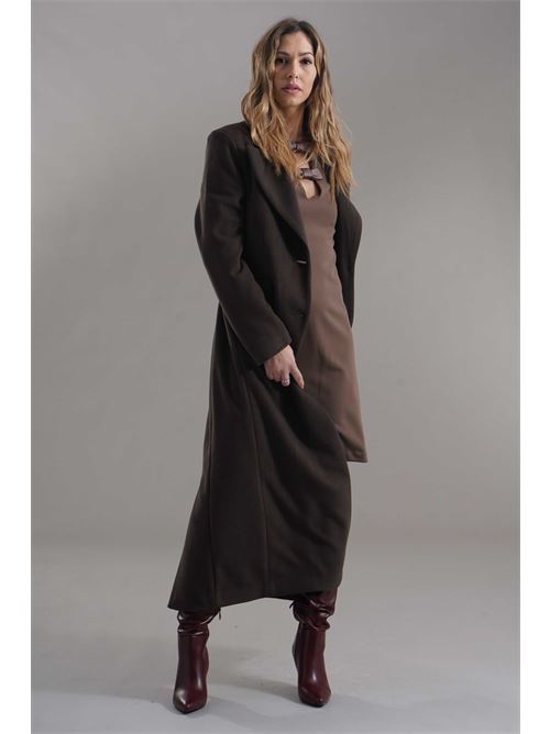 Cappotto monopetto The First | 1902CIOCCOLATO