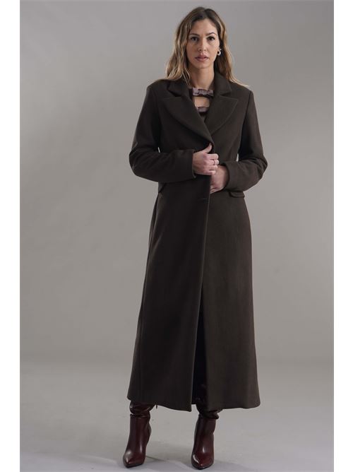 Cappotto monopetto The First | 1902CIOCCOLATO