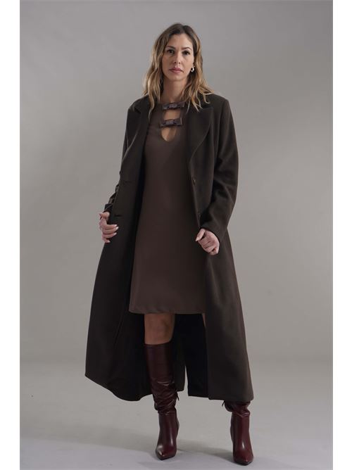 Cappotto monopetto The First | 1902CIOCCOLATO