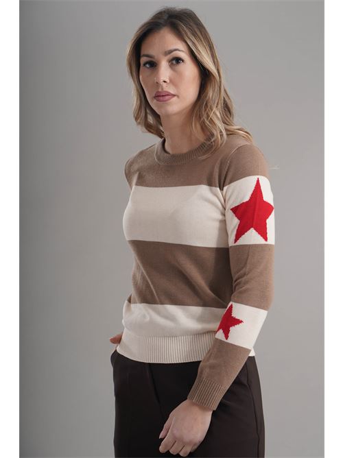 Maglia in misto lana Try Me | 5034MOU/MILK