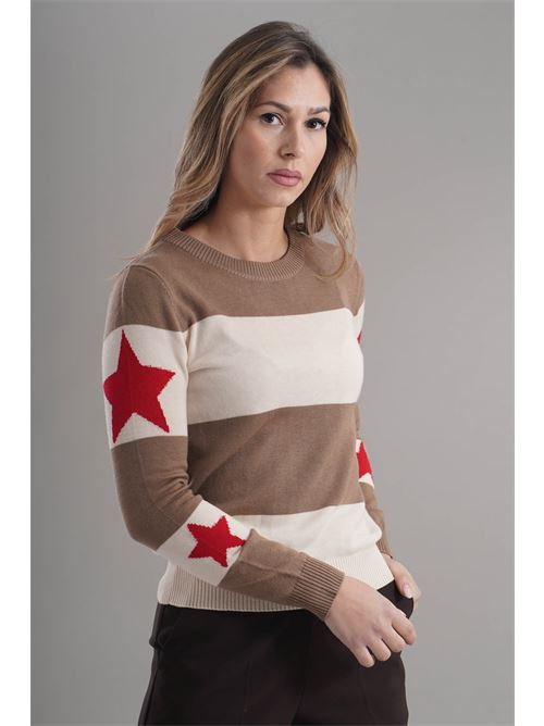 Maglia in misto lana Try Me | 5034MOU/MILK