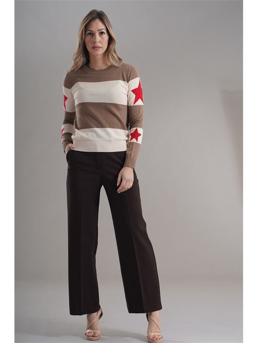 Maglia in misto lana Try Me | 5034MOU/MILK