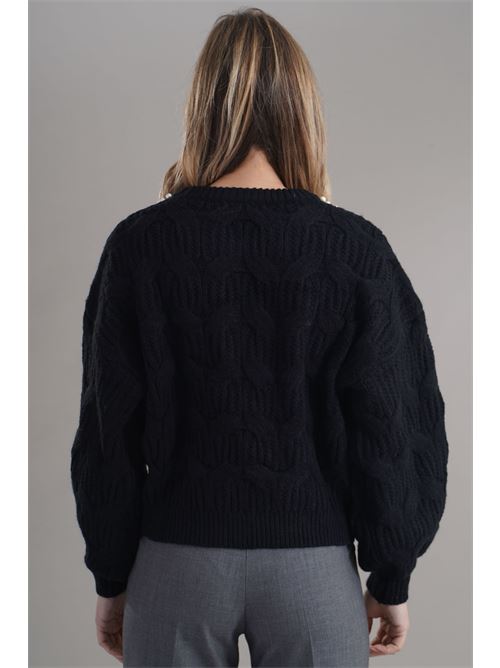 Maglia con perle Try Me | T5055BLACK