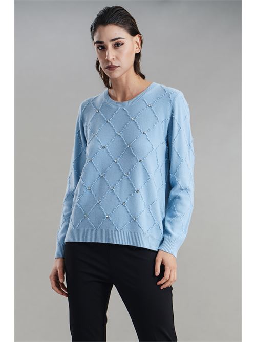 Maglia in viscosa Z.O.E. | 27B205AZZURRO