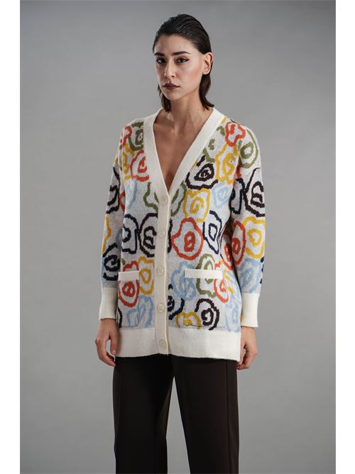 Cardigan fantasia Z.O.E. | 75V802PANNA