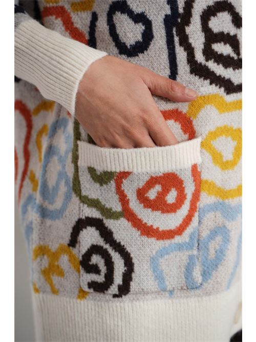 Cardigan fantasia Z.O.E. | 75V802PANNA