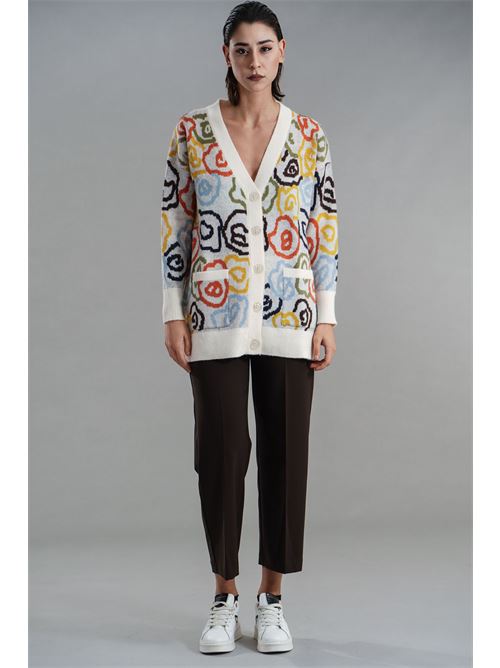Cardigan fantasia Z.O.E. | 75V802PANNA