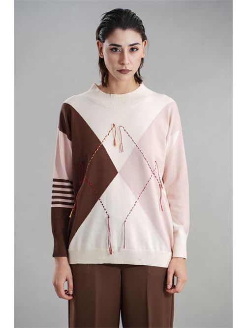 Maglia in viscosa Z.O.E. | 97B167CIOCCOLATO/CIPRIA