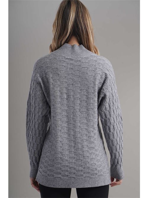 Maglia in viscosa zooe | 33B158GRIGIO