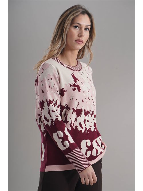 Maglia in viscosa zooe | 49B160BORDO/CIPRIA