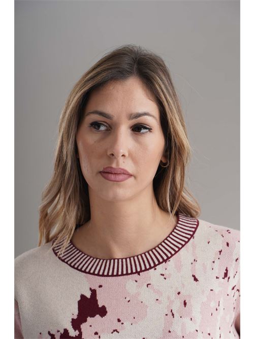 Maglia in viscosa zooe | 49B160BORDO/CIPRIA