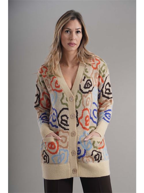Cardigan fantasia zooe | 75V802BEIGE