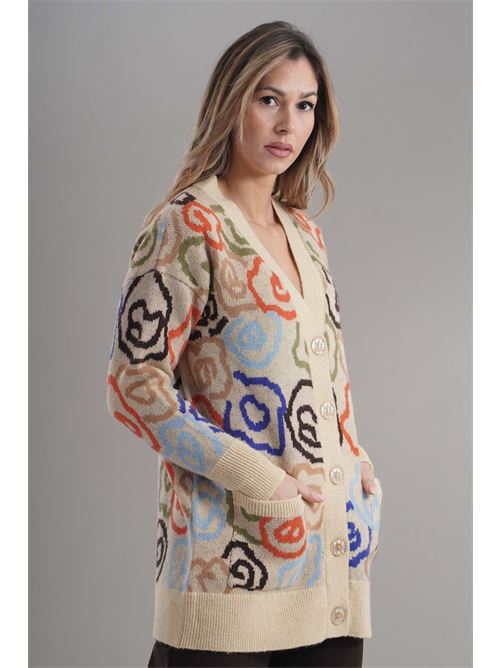 Cardigan fantasia zooe | 75V802BEIGE