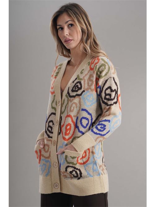 Cardigan fantasia zooe | 75V802BEIGE