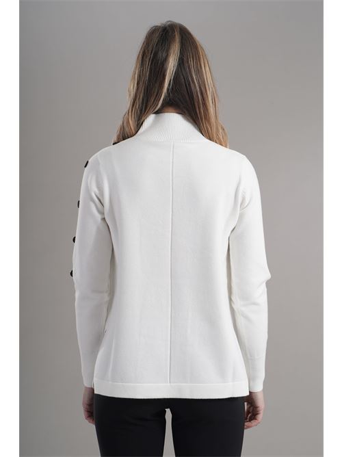 Maglia in viscosa zooe | 86A175PANNA