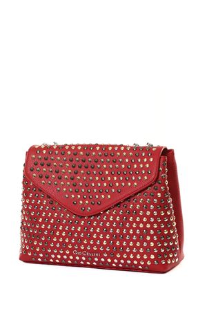 RRP €115 GIO CELLINI MILANO Tote Bag Large PU Leather Star Studs Fring  –POPPRI Mados aukcionai internete