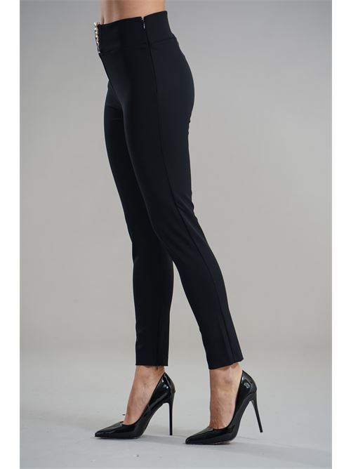 Pantalone elastico Babylon | S00563NERO