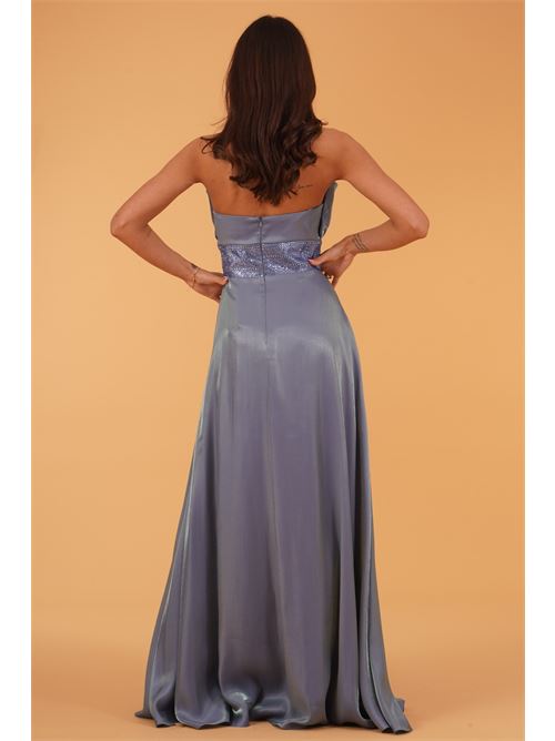 Abito in raso Allure Evening | A4853INDIGO
