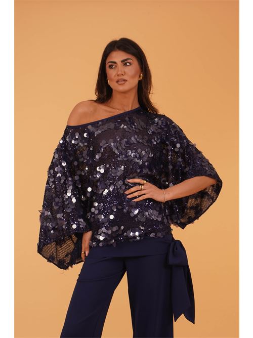 Completo casacca con pantalone Allure Evening | A4856NAVY