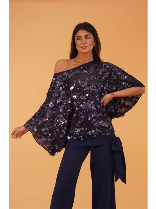 Completo casacca con pantalone Allure Evening | A4856NAVY