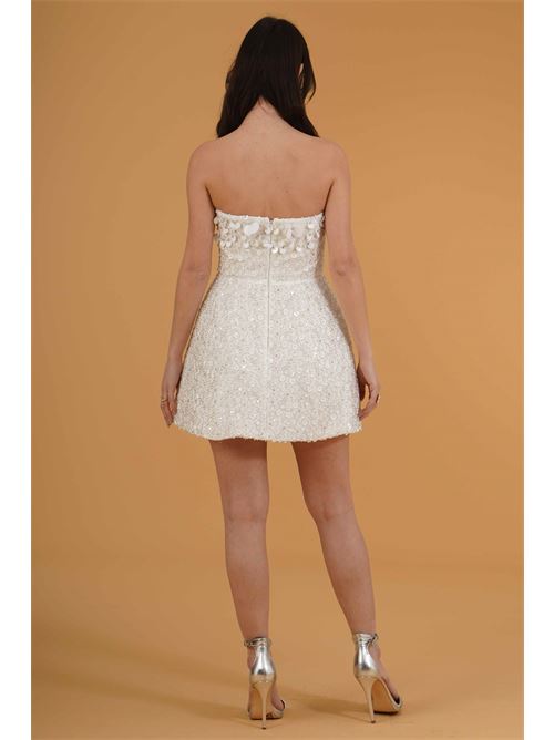 Abito in microstrass Allure Evening | A4860WHITE