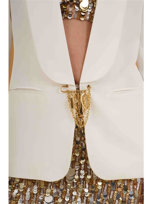 Giacca in crepe Babylon | MF0400BIANCO