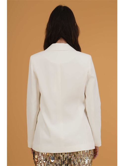 Giacca in crepe Babylon | MF0400BIANCO