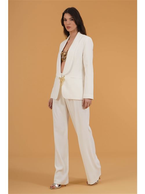 Giacca in crepe Babylon | MF0400BIANCO