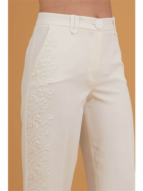 Tailleur in cady Babylon | S00702BIANCO