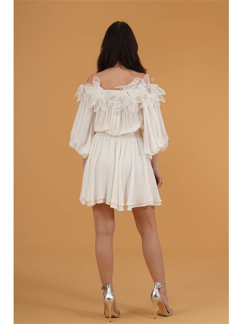 Abito in georgette Babylon | S00900BIANCO