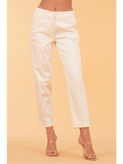 Pantalone in cotone rasato Clips | D2309121BURRO
